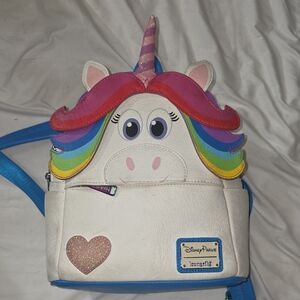 Loungefly Disney Rainbow Unicorn Mini Backpack From Inside Out!